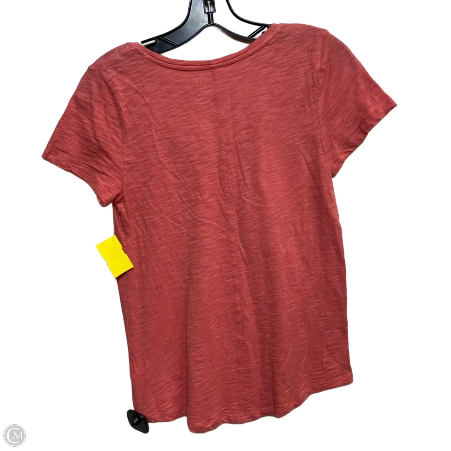 Top Short Sleeve Basic By Gap In Coral, Size: Xs