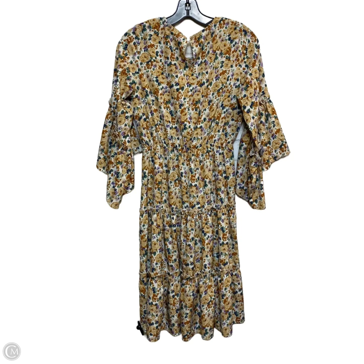 Dress Casual Short By Shein In Yellow, Size: Xs