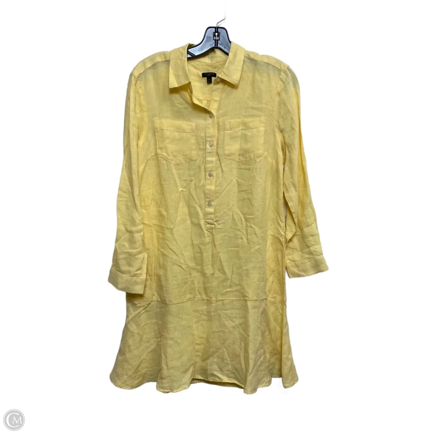 Dress Casual Short By Talbots In Yellow, Size: Mp