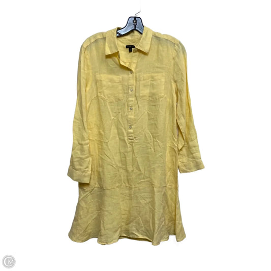 Dress Casual Short By Talbots In Yellow, Size: Mp