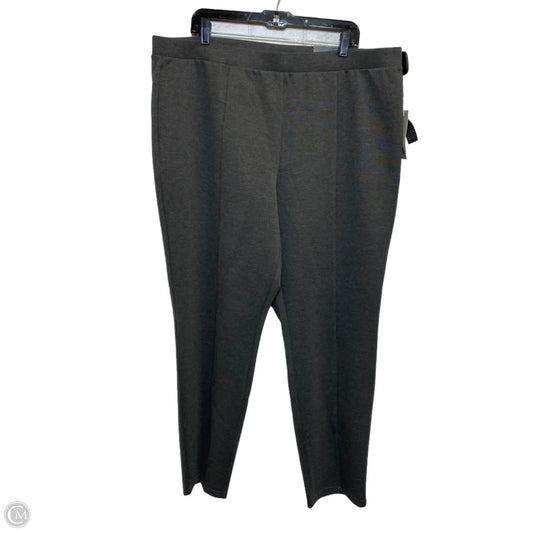 Pants Dress By Worthington In Grey, Size: 1x