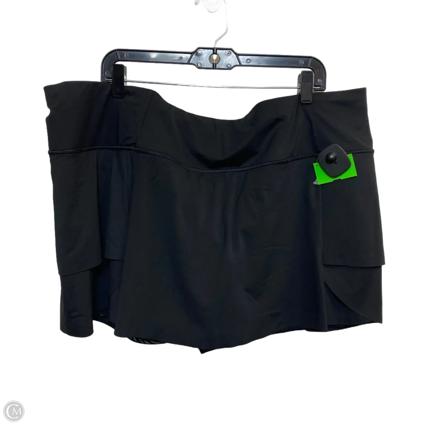 Athletic Skort By Athleta In Black, Size: 2x