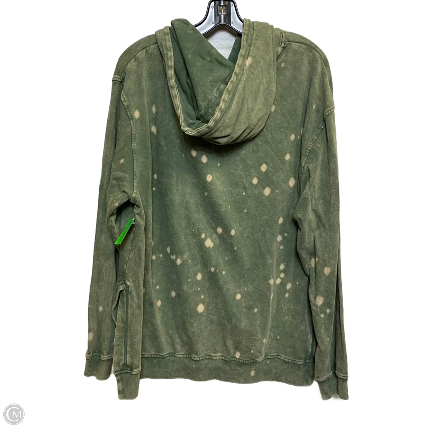 Sweatshirt Hoodie By Easel In Green, Size: M