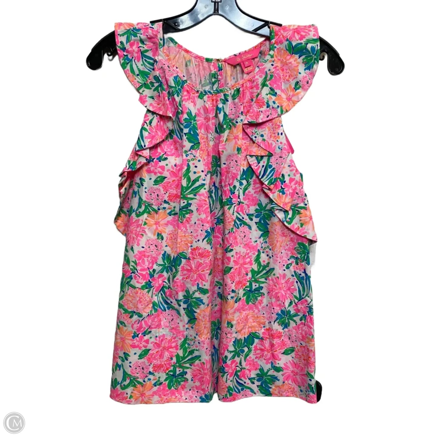 Top Sleeveless Designer By Lilly Pulitzer In Pink, Size: M