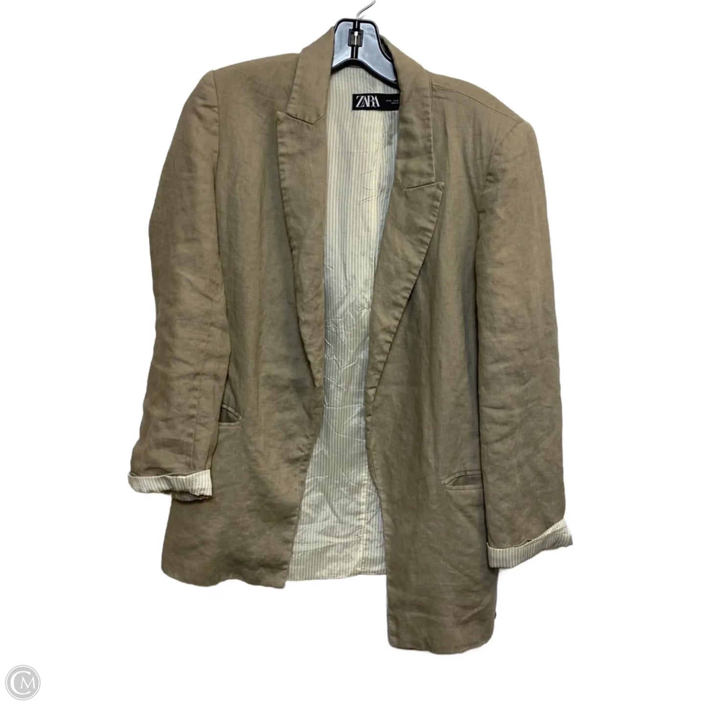 Blazer By Zara In Tan, Size: S