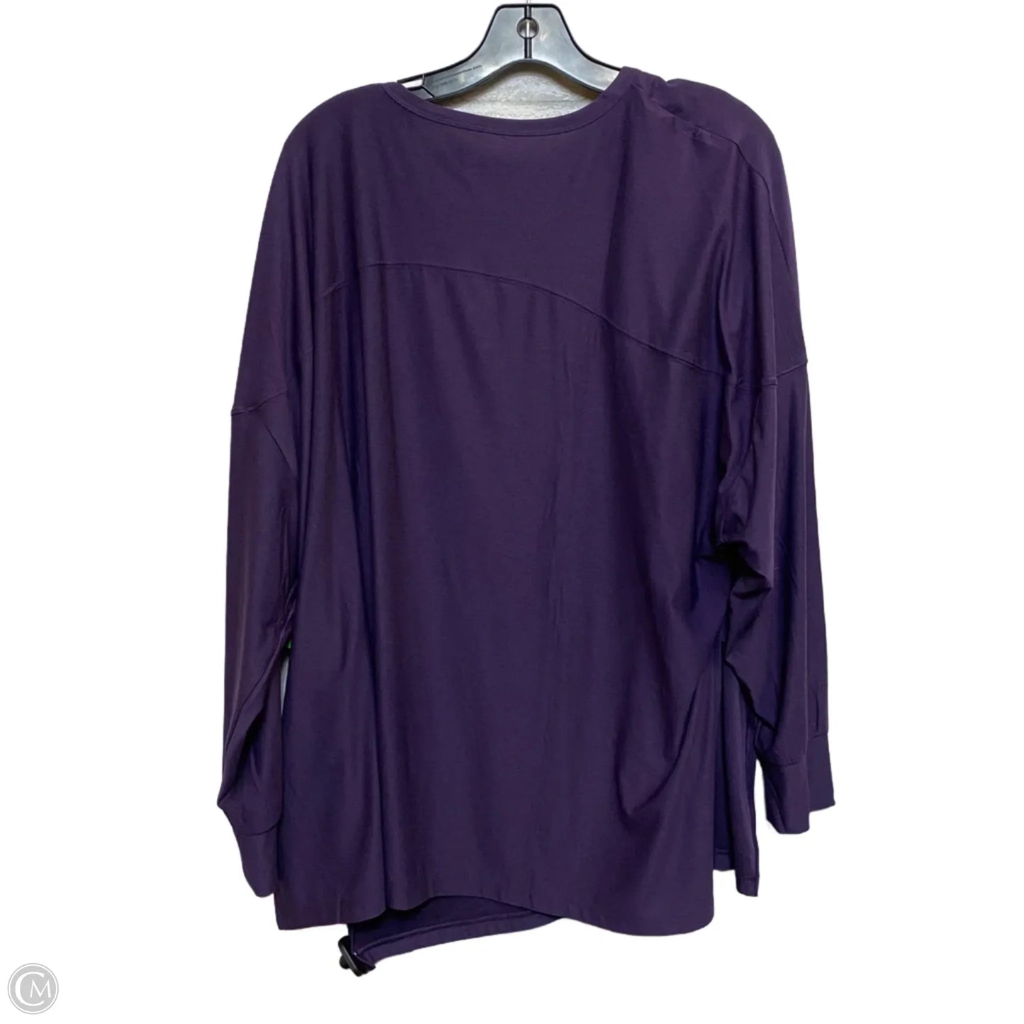 Athletic Top Long Sleeve Crewneck By Old Navy In Purple, Size: Xl