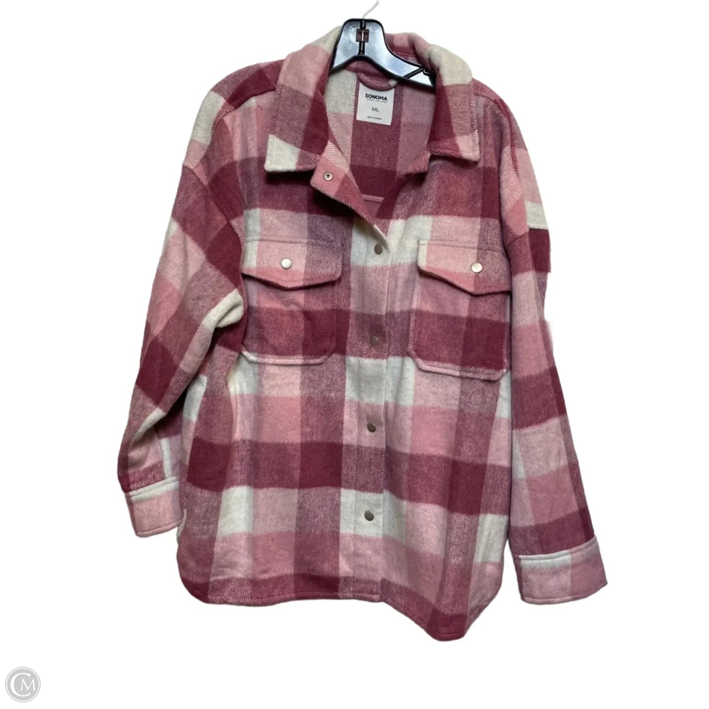 Jacket Fleece By Sonoma In Pink, Size: Xxl