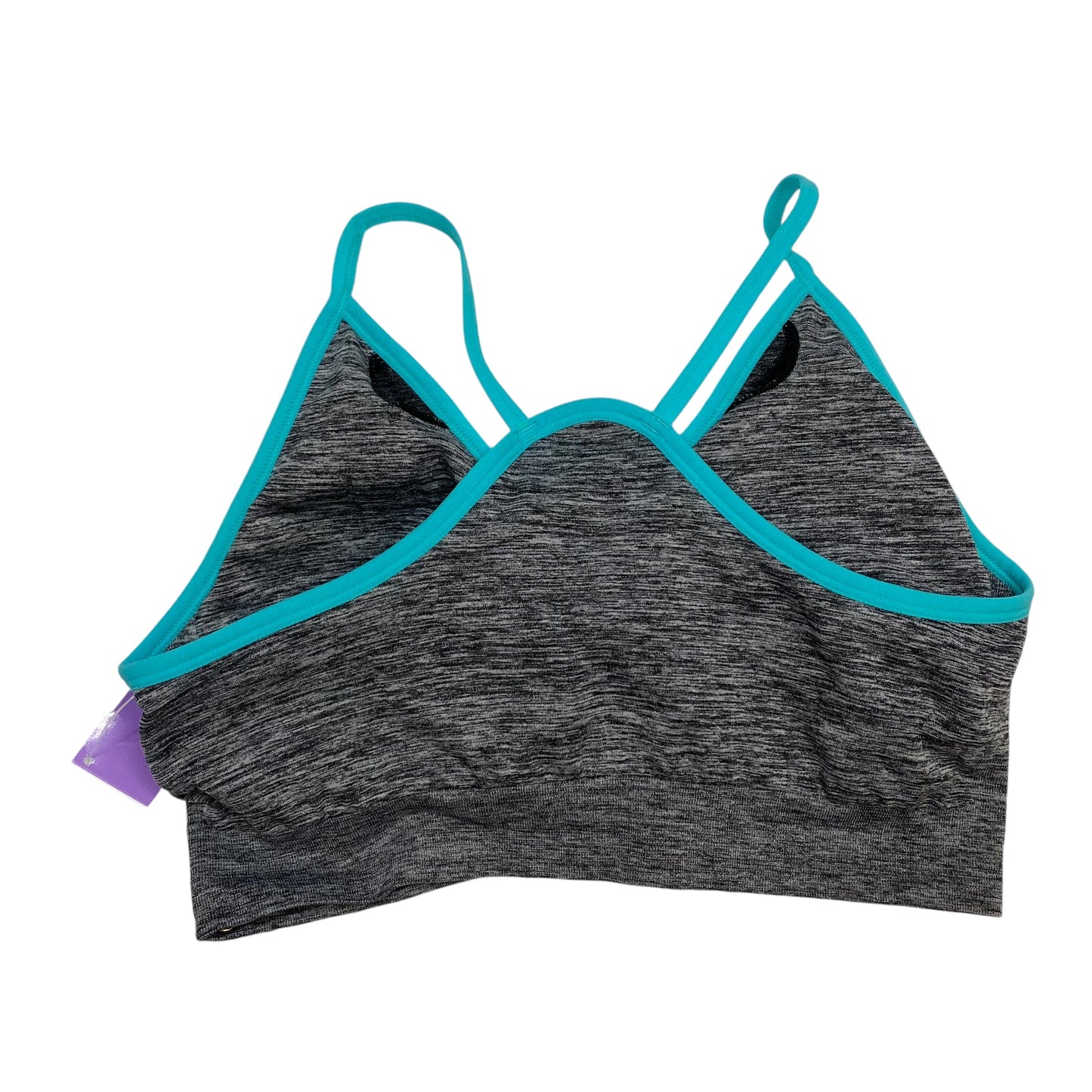 Athletic Bra By AK In Grey, Size: Xxl