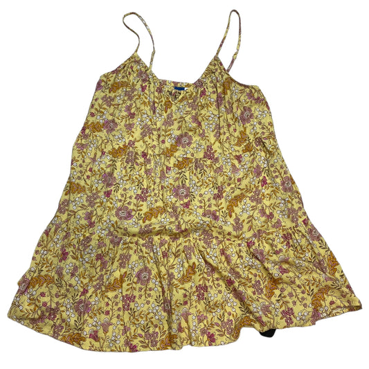 Yellow Dress Casual Short Old Navy, Size L