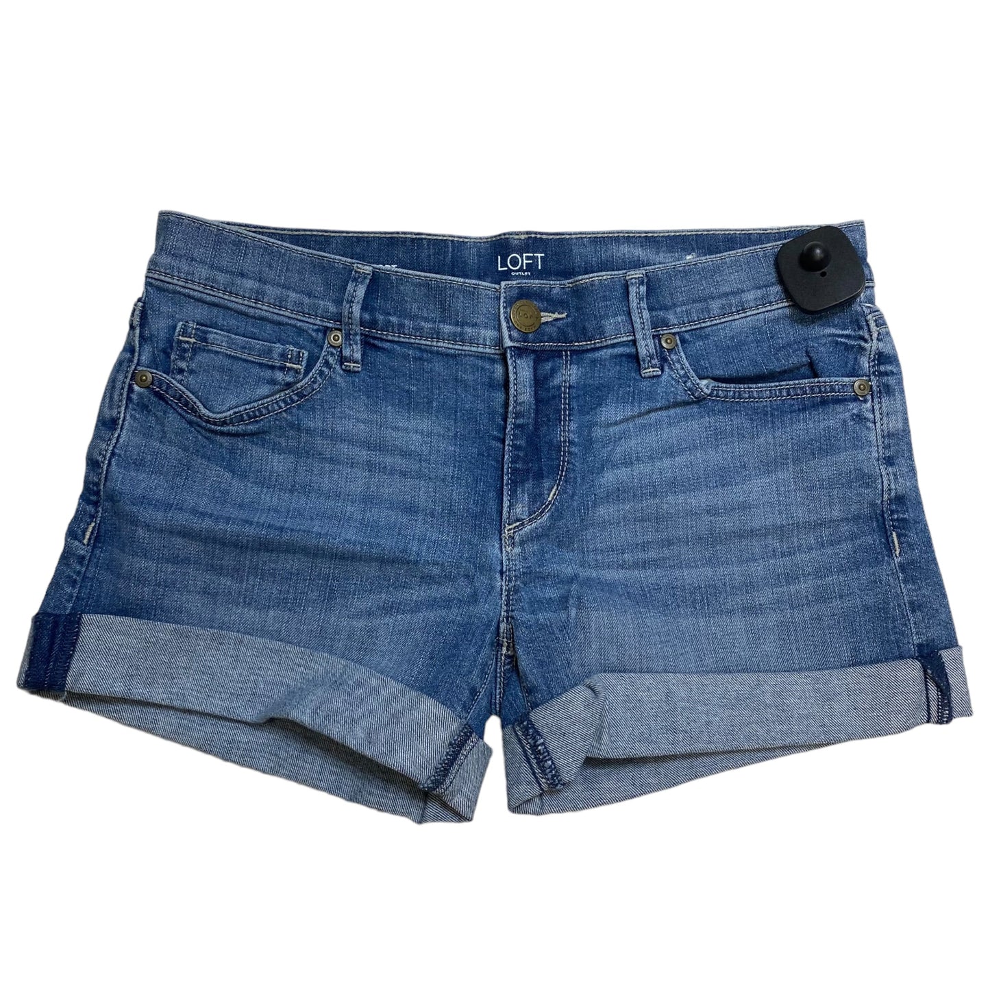 Blue Denim Shorts Loft, Size 2