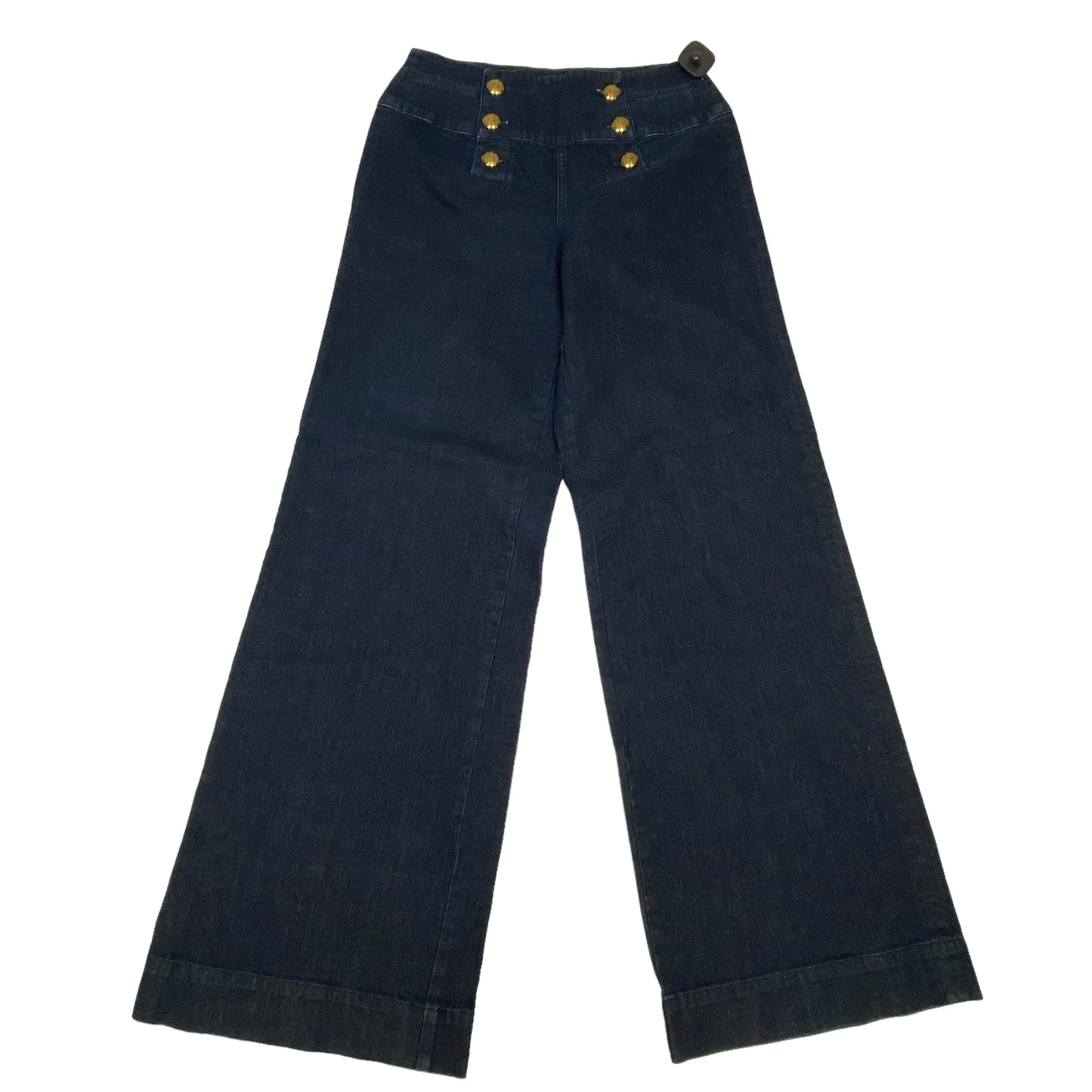 Blue Denim Jeans Wide Leg Lauren Jeans Co, Size 8