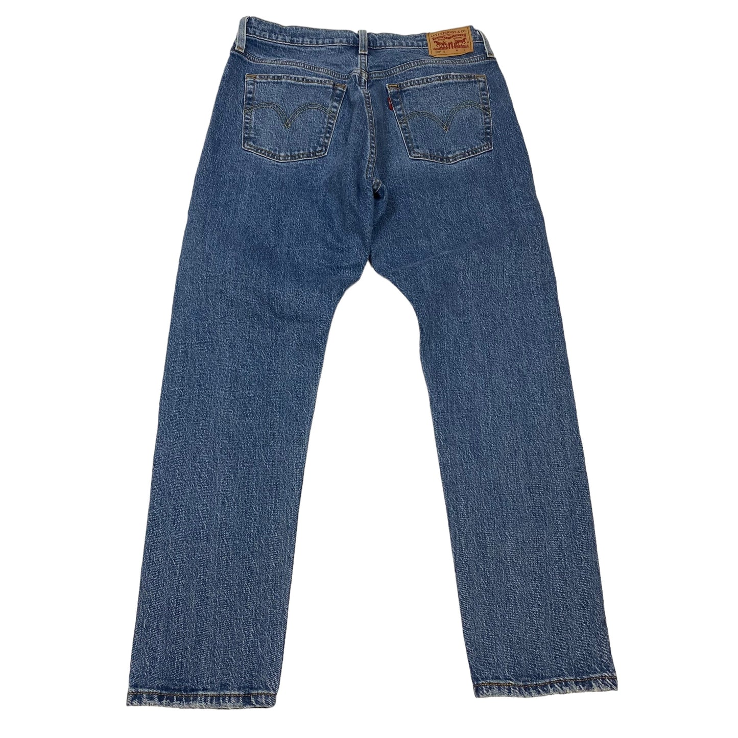 Blue Denim Jeans Straight Levis, Size 8