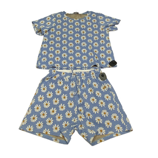 Blue Shorts Set Clothes Mentor, Size M