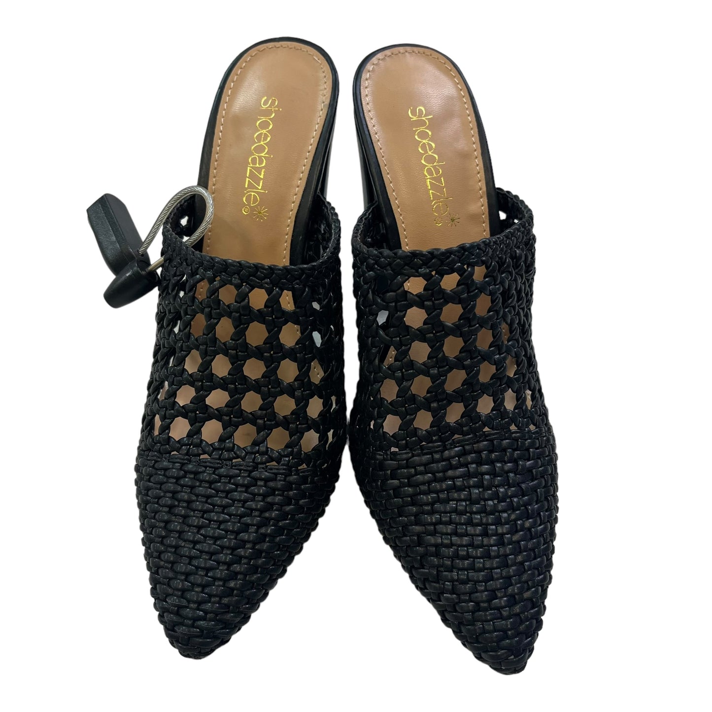 Black Shoes Heels Block Shoedazzle, Size 7