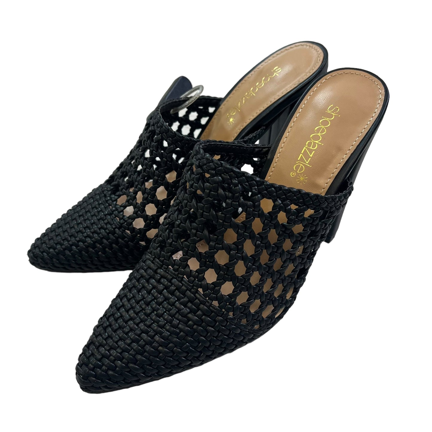 Black Shoes Heels Block Shoedazzle, Size 7