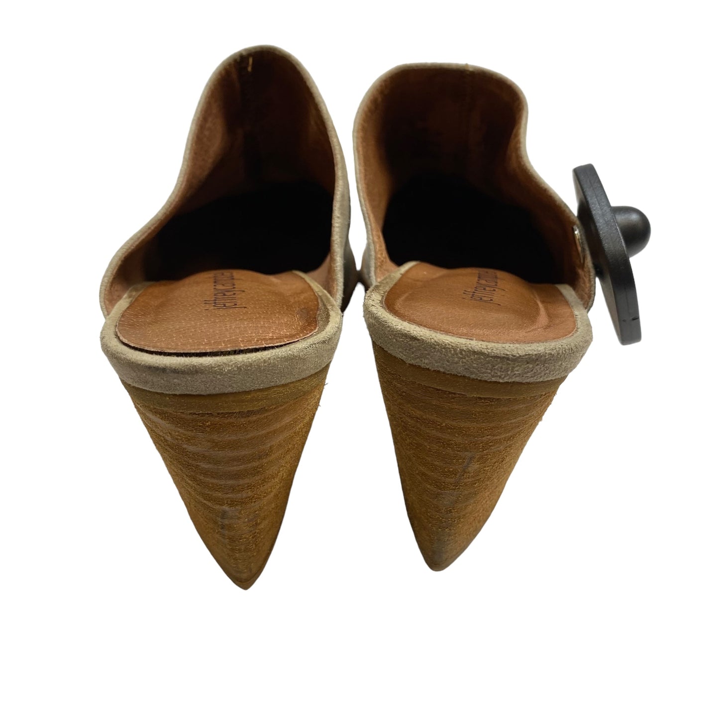 Tan Shoes Heels Block Jeffery Campbell, Size 7.5