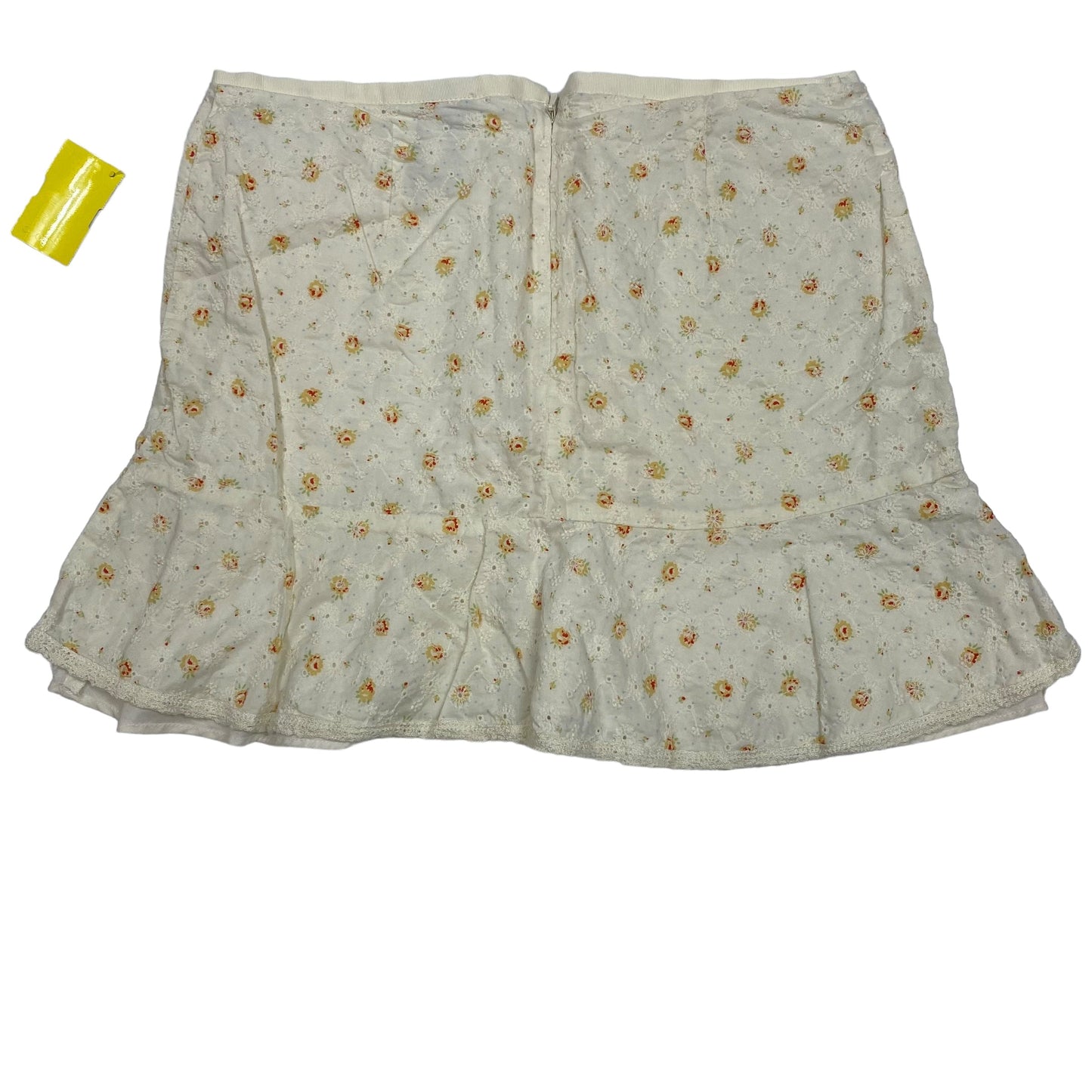 Cream Skirt Mini & Short Express, Size Xs