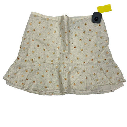 Cream Skirt Mini & Short Express, Size Xs