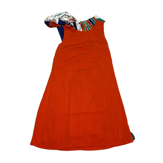 Orange Dress Casual Short Lulu, Size M