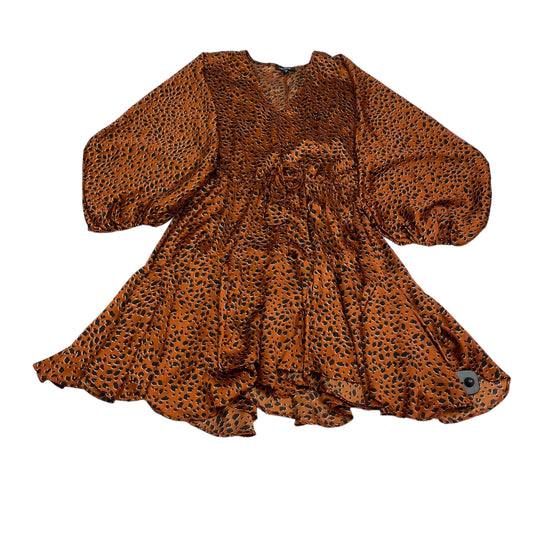 Brown Dress Casual Short Mittoshop, Size M