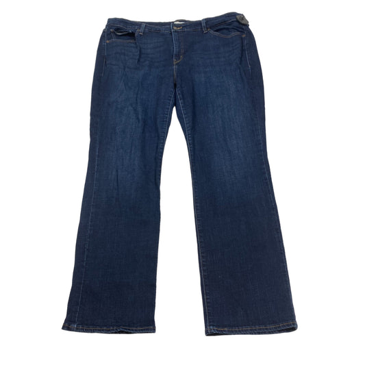 Blue Denim Jeans Straight Levis, Size 24w