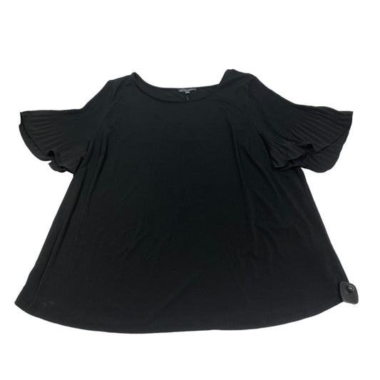 Black Top Short Sleeve Adrianna Papell, Size 3x