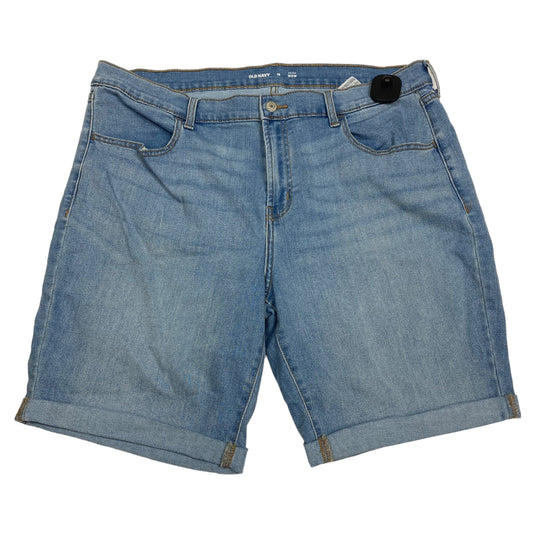 Blue Denim Shorts Old Navy, Size 16