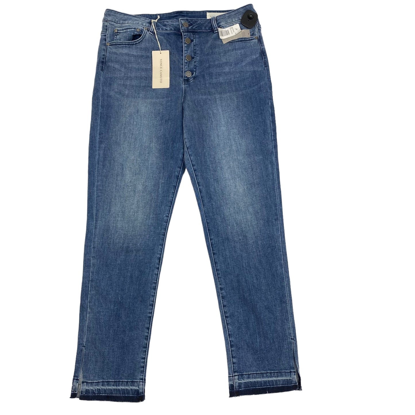 Blue Denim Jeans Straight Vince Camuto, Size 14
