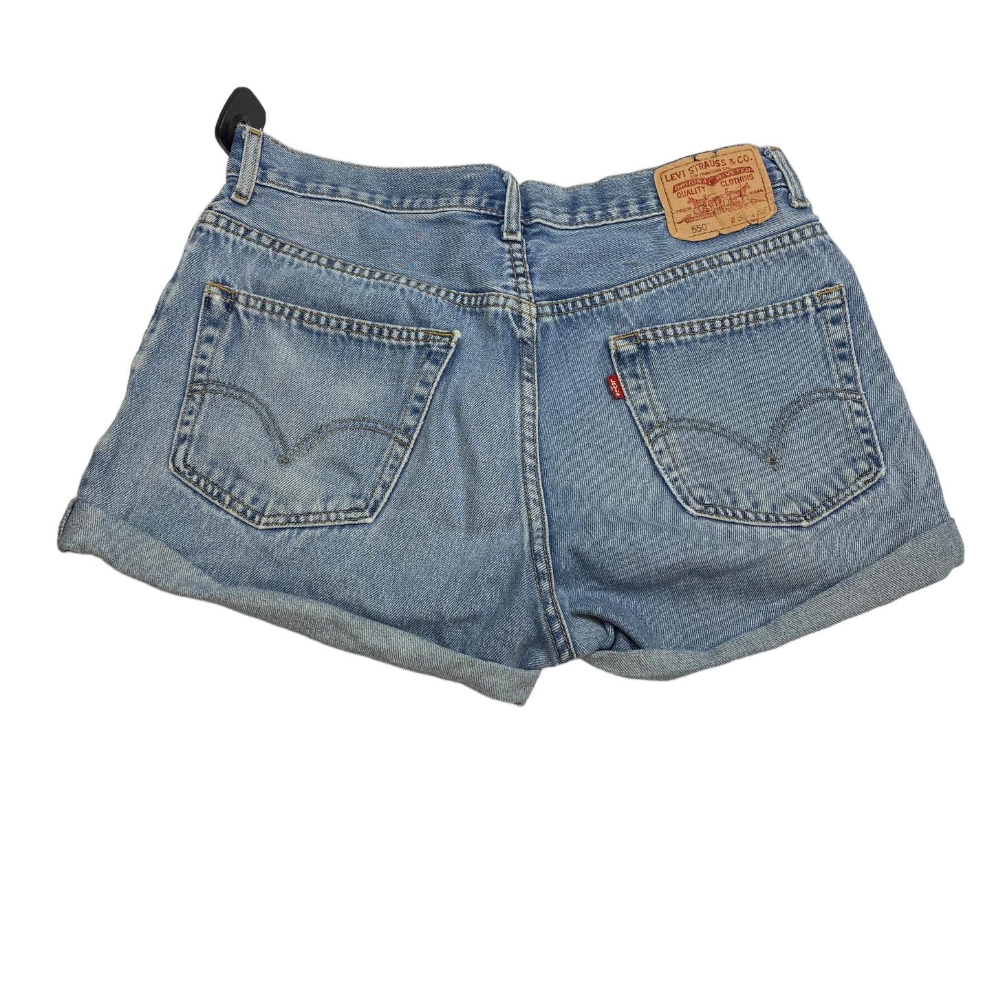 Blue Denim Shorts Levis, Size 18