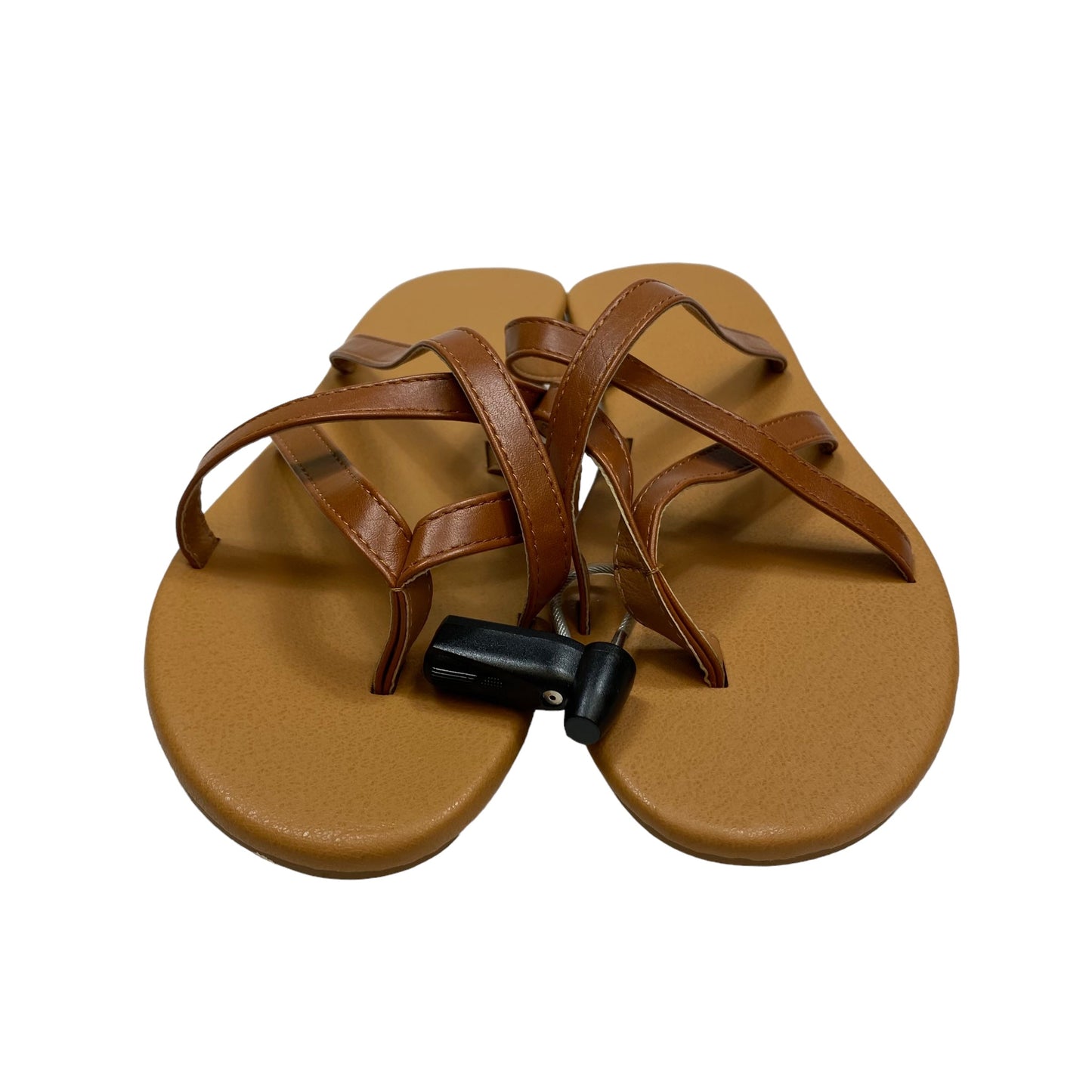 Brown Sandals Flip Flops Clothes Mentor, Size 12.5