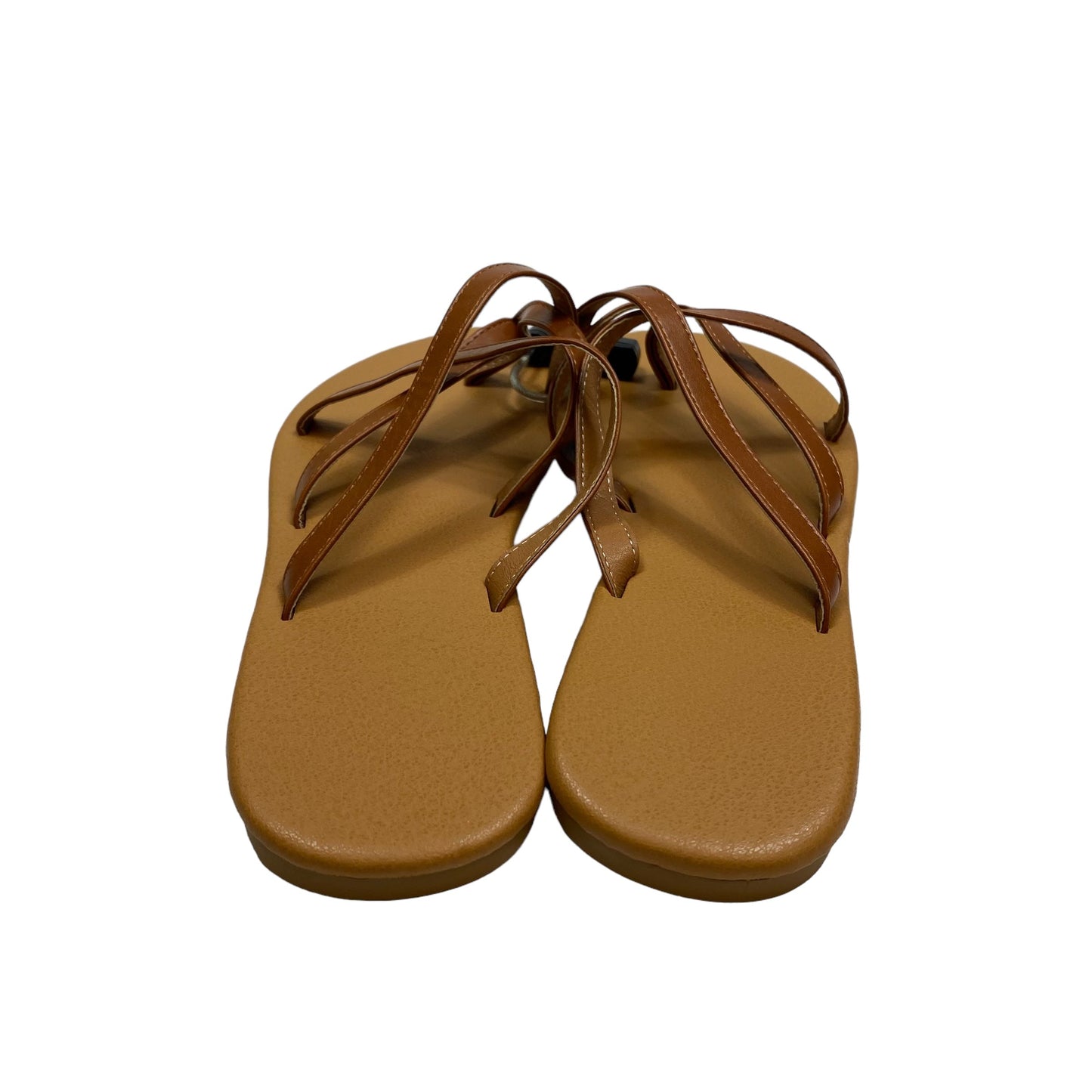 Brown Sandals Flip Flops Clothes Mentor, Size 12.5