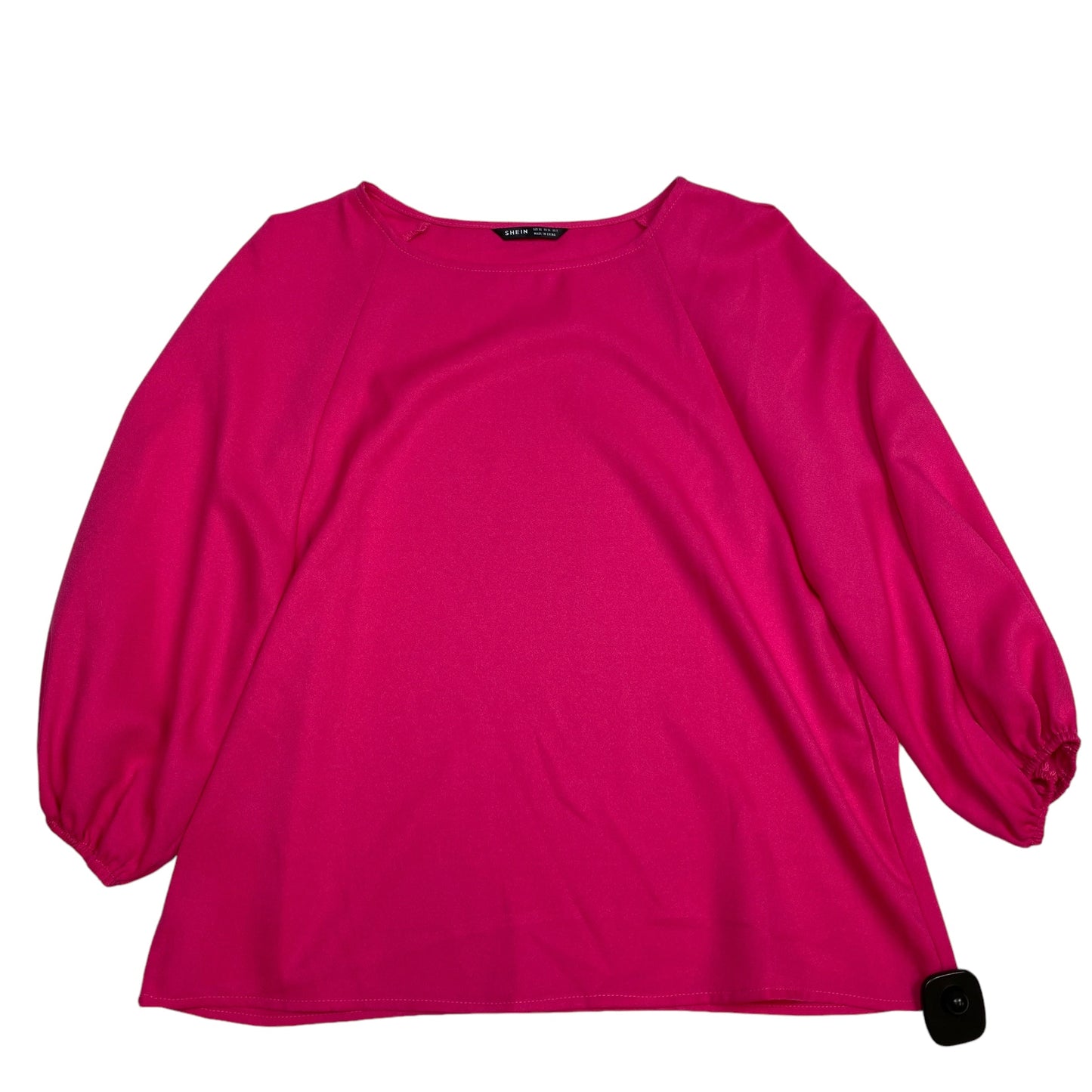 Top Long Sleeve By Shein In Pink, Size: Xs