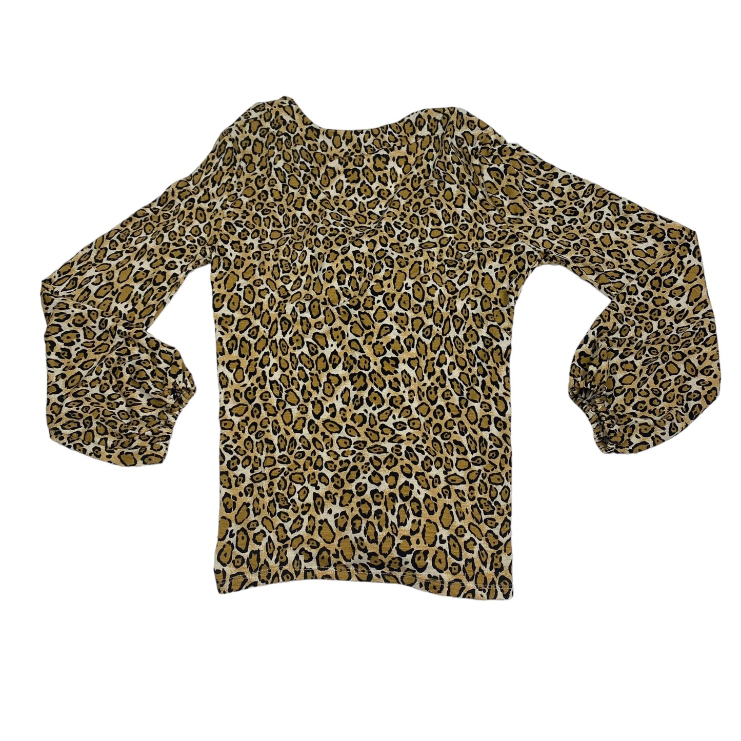 Animal Print Top Long Sleeve Clothes Mentor, Size S