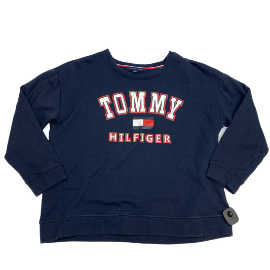 Sweatshirt Crewneck By Tommy Hilfiger In Blue, Size: L