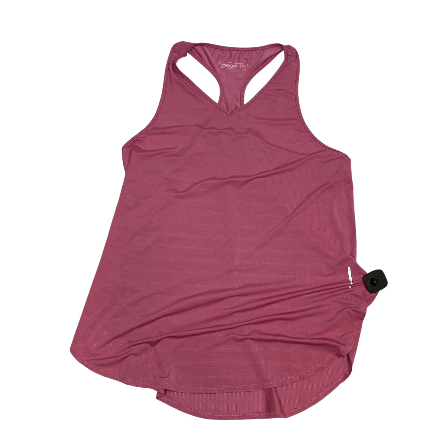 Athletic Tank Top By Maxed Elite In Pink, Size: 3x