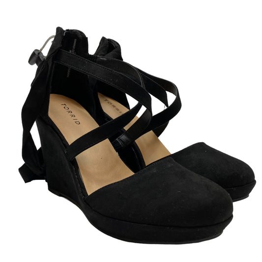 Shoes Heels Block By Torrid In Black, Size: 10.5