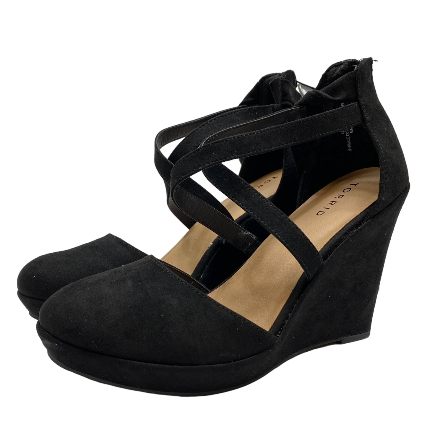 Shoes Heels Block By Torrid In Black, Size: 10.5