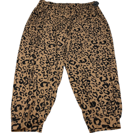 Pants Joggers By Emery Rose In Animal Print, Size: 5x