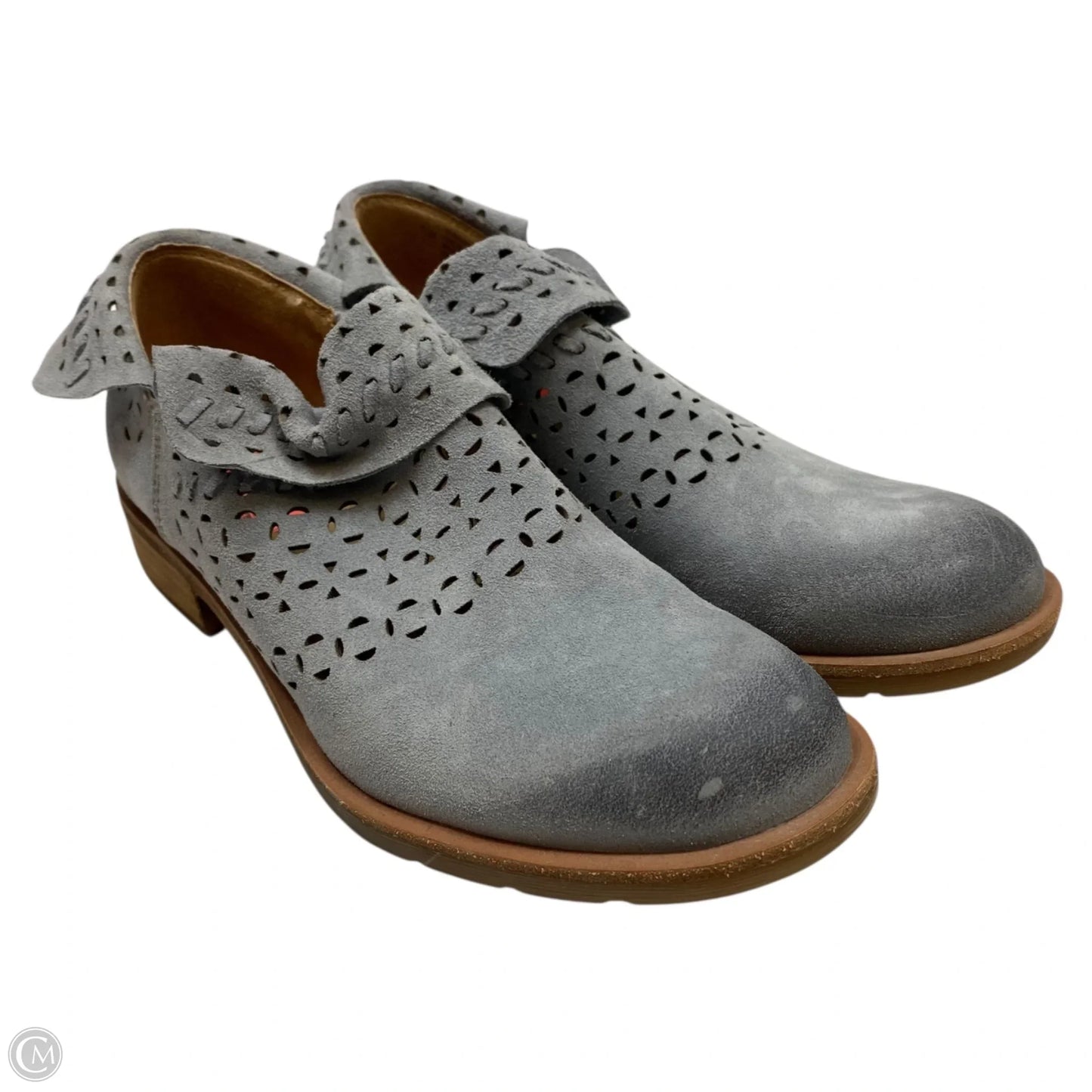 Boots Ankle Flats By Sofft In Blue, Size: 7.5