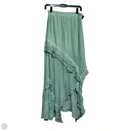 Skirt Maxi By Free People In Green, Size: S