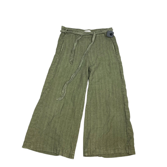 Pants Cropped By Anthropologie In Green, Size: Xs