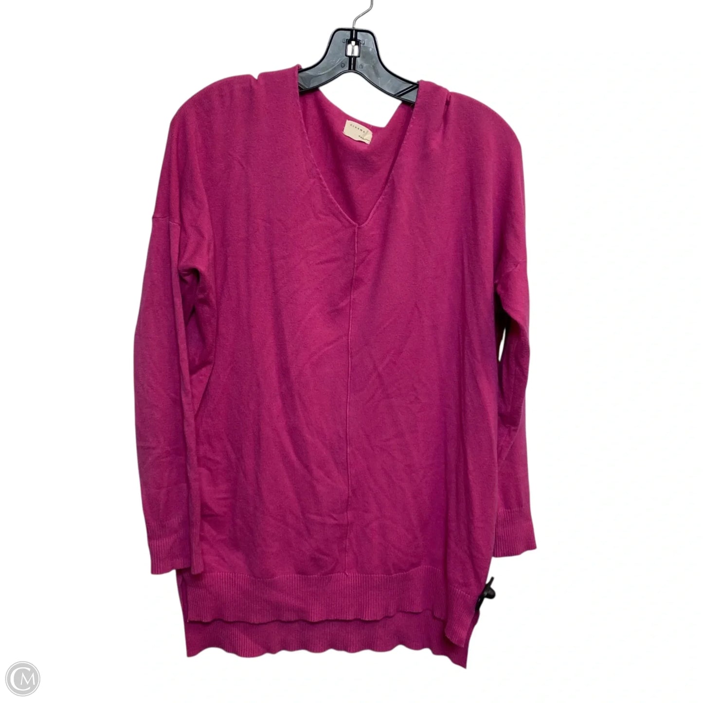 Top 3/4 Sleeve By Dreamers In Pink, Size: S