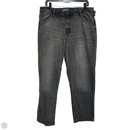 Jeans Boyfriend By Primark In Black Denim, Size: 18