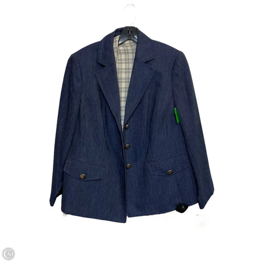 Blazer By Kasper In Blue, Size: Xl