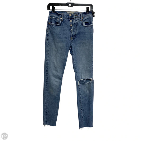 Jeans Skinny By We The Free In Blue Denim, Size: 2