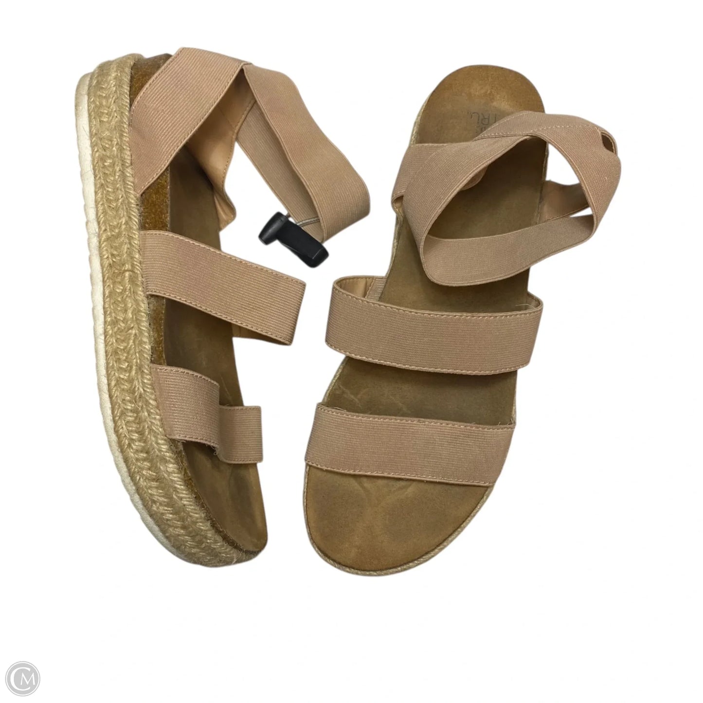 Sandals Flats By Time And Tru In Pink, Size: 11