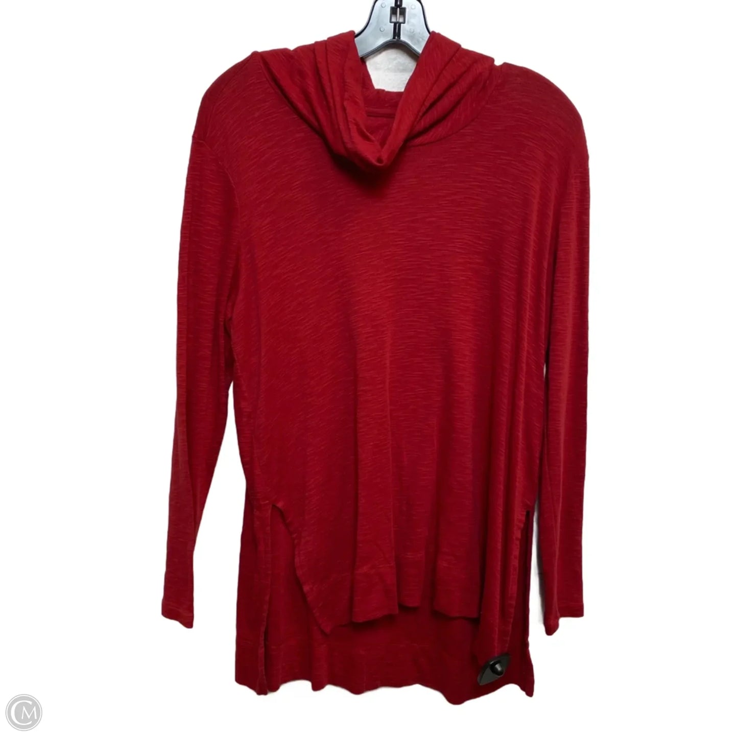 Top Long Sleeve Basic By J. Jill In Red, Size: Mp