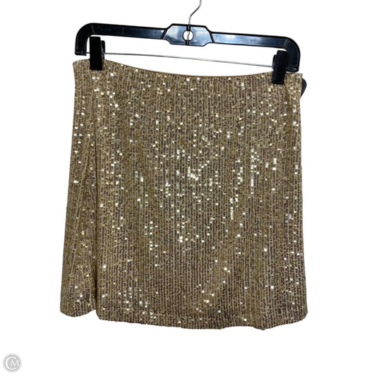 Skirt Mini & Short By Z Supply In Gold, Size: M