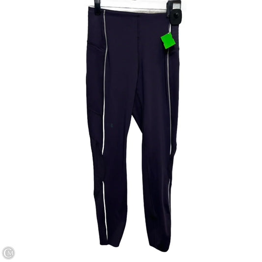 Athletic Leggings By Under Armour In Purple, Size: S