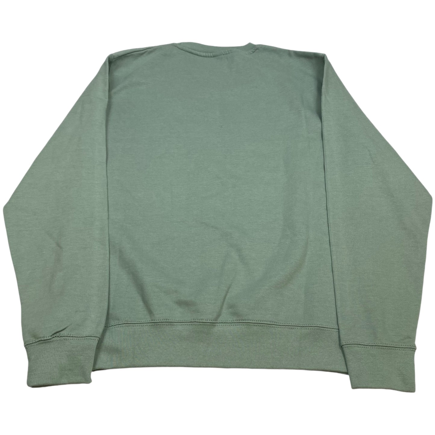 Sweatshirt Crewneck By Just Hoods In Green, Size: M